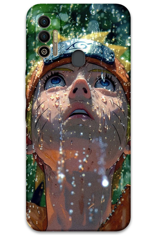 Tecno Spark 7T Uyumlu Anime Desenli Telefon Kılıfı + Ekran Koruyucu - 5750