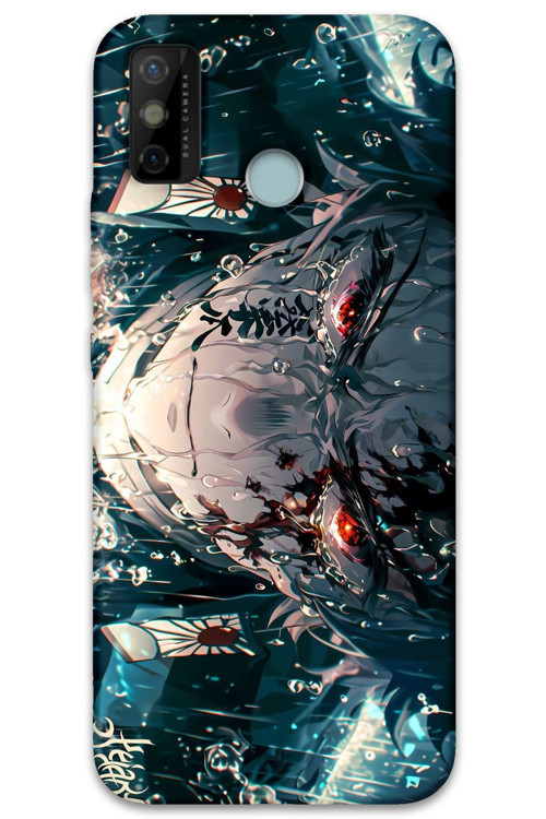 Tecno Spark 6 Go Uyumlu Anime Desenli Telefon Kılıfı + Ekran Koruyucu - 5924