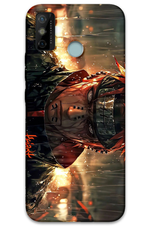 Tecno Spark 6 Go Uyumlu Anime Desenli Telefon Kılıfı + Ekran Koruyucu - 5925