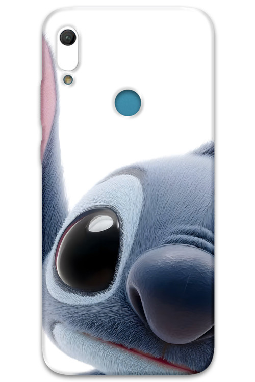 Huawei Y6S Uyumlu Stitch Desenli Telefon Kılıfı + Ekran Koruyucu - 5946