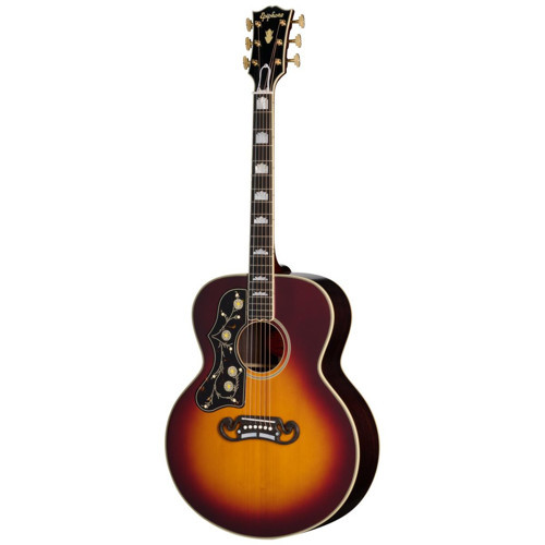 Pre-war SJ-200 Rosewood Reissue Solak Elektro Akustik Gitar (Vintage Sunburst)