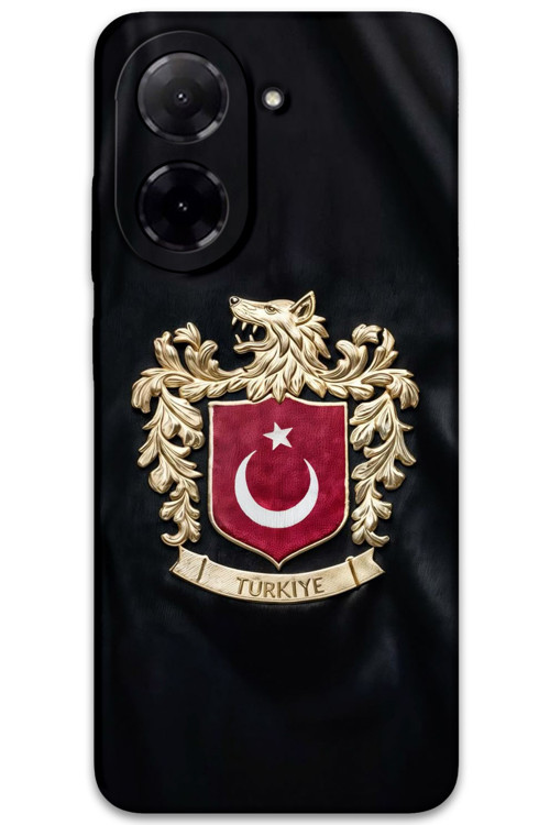 Xiaomi Redmi A5 4G Uyumlu Türk Desenli Telefon Kılıfı + Ekran Koruyucu - 5855