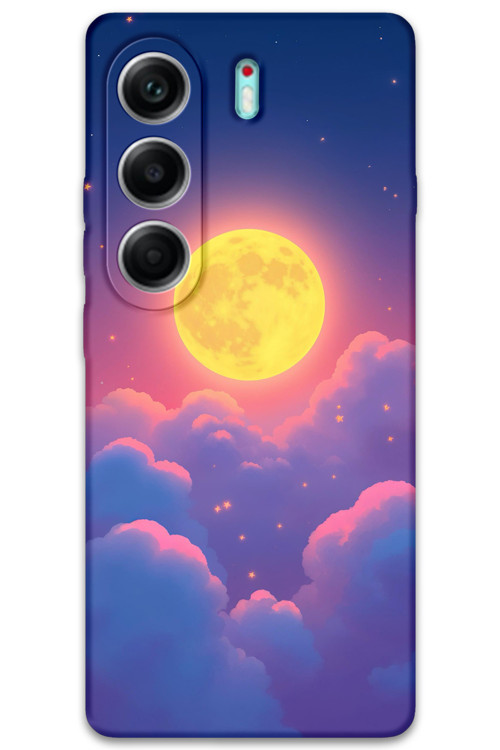 Tecno Camon 40 Pro 5G Uyumlu Uzay Desenli Telefon Kılıfı + Ekran Koruyucu - 5869