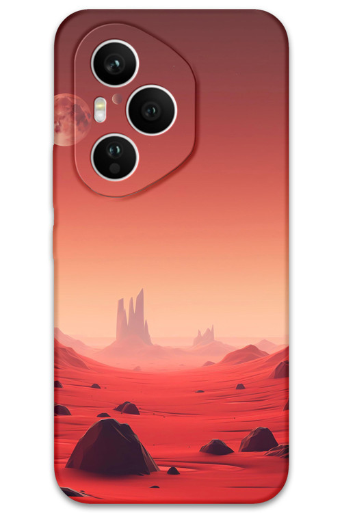 Honor 400 Pro Uyumlu Uzay Desenli Telefon Kılıfı + Ekran Koruyucu - 5859