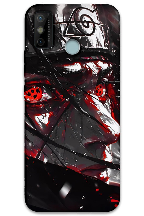 Tecno Spark 6 Go Uyumlu Anime Desenli Telefon Kılıfı + Ekran Koruyucu - 5886