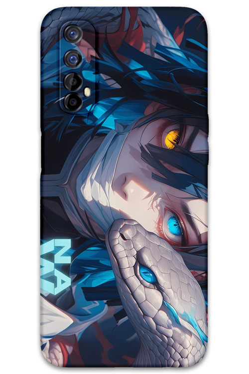 Realme 7 Uyumlu Anime Desenli Telefon Kılıfı + Ekran Koruyucu - 5748