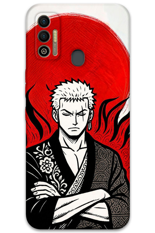 Tecno Spark 7T Uyumlu Anime Desenli Telefon Kılıfı + Ekran Koruyucu - 5893