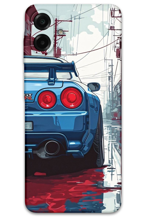 Galaxy A07 Uyumlu Araba Desenli Telefon Kılıfı + Ekran Koruyucu - 5761
