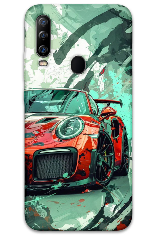 Gm 20 Pro Uyumlu Araba Desenli Telefon Kılıfı + Ekran Koruyucu - 5765