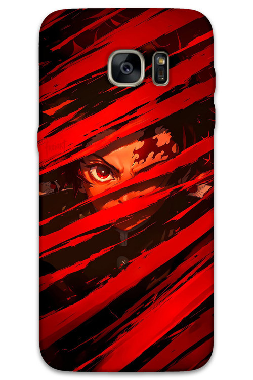 Galaxy S7 Edge Uyumlu Anime Desenli Telefon Kılıfı + Ekran Koruyucu - 5897