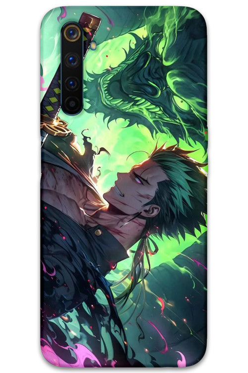 Realme 6 Pro Uyumlu Anime Desenli Telefon Kılıfı + Ekran Koruyucu - 5896