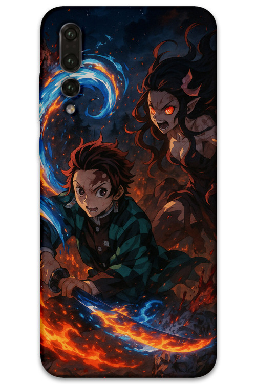 Huawei P20 Pro Uyumlu Anime Desenli Telefon Kılıfı + Ekran Koruyucu - 5745