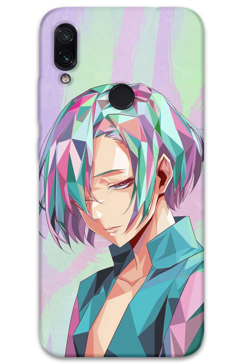 Xiaomi Redmi Note 7 Uyumlu Anime Desenli Telefon Kılıfı + Ekran Koruyucu - 5743