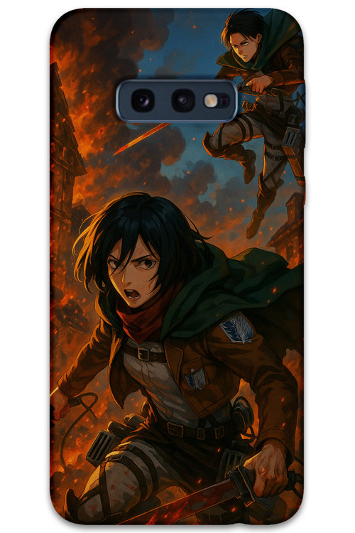 Galaxy S10E Uyumlu Anime Desenli Telefon Kılıfı + Ekran Koruyucu - 5744