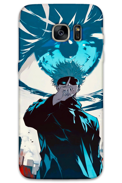 Galaxy S7 Edge Uyumlu Anime Desenli Telefon Kılıfı + Ekran Koruyucu - 5904