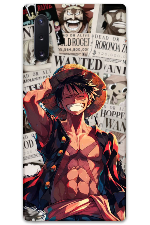 Galaxy Note 10 Uyumlu Anime Desenli Telefon Kılıfı + Ekran Koruyucu - 5754