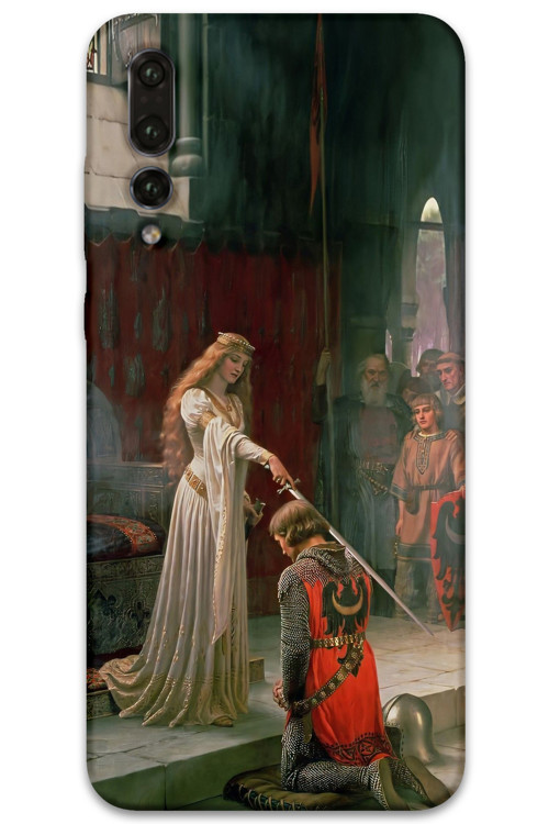 Huawei P20 Pro Uyumlu Retro Desenli Telefon Kılıfı + Ekran Koruyucu - 5835