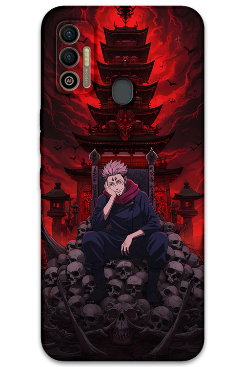 Tecno Spark 7T Uyumlu Anime Desenli Telefon Kılıfı + Ekran Koruyucu - 5903