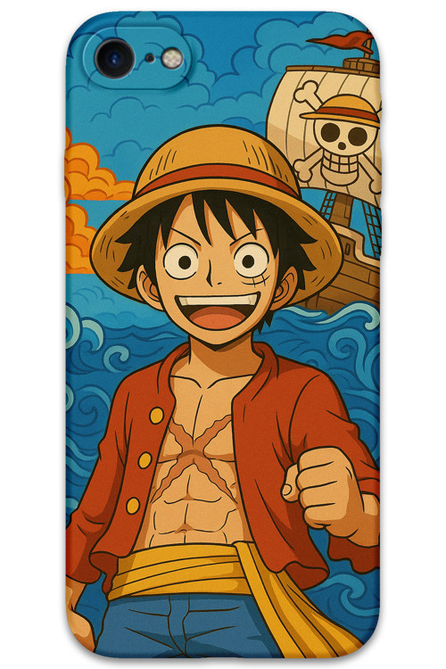 İphone 7 Uyumlu Anime Desenli Telefon Kılıfı + Ekran Koruyucu - 5753