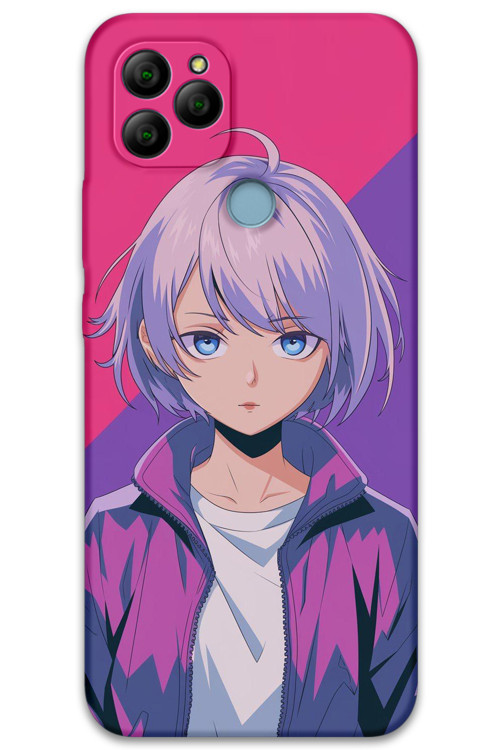 Gm 22 Uyumlu Anime Desenli Telefon Kılıfı + Ekran Koruyucu - 5742