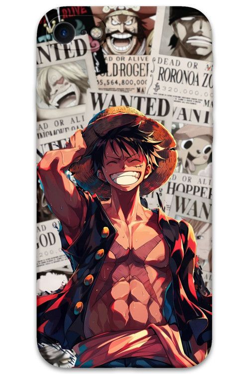 İphone 7 Uyumlu Anime Desenli Telefon Kılıfı + Ekran Koruyucu - 5754