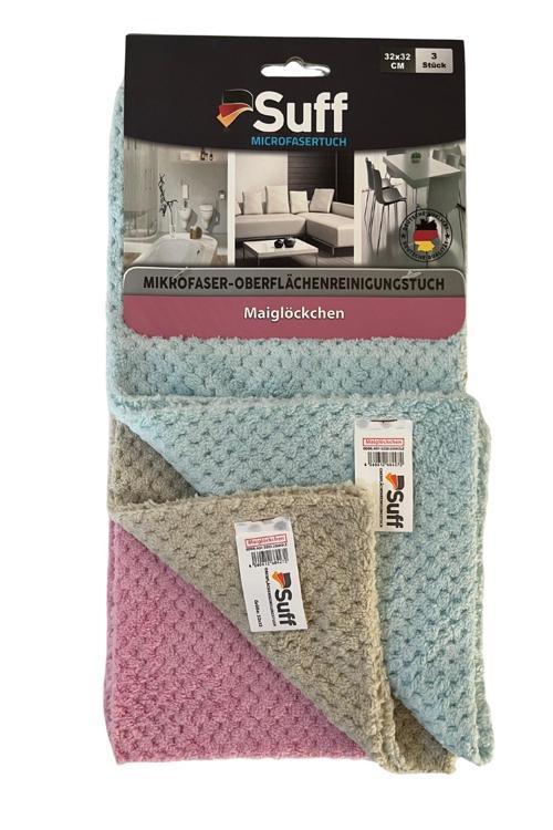 Müge Mikrofiber Yüzey Temizleme Bezi 3'Lü Set 32 X 32 Cm