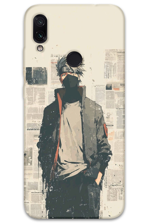 Xiaomi Redmi Note 7 Uyumlu Anime Desenli Telefon Kılıfı + Ekran Koruyucu - 5878
