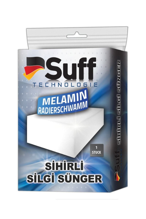 (3 Adet) Tüm Yüzeyler İçin Sihirli Detay Süngeri Melamin Silgi Sünger Beyaz (Oto & Ev & Tekne)