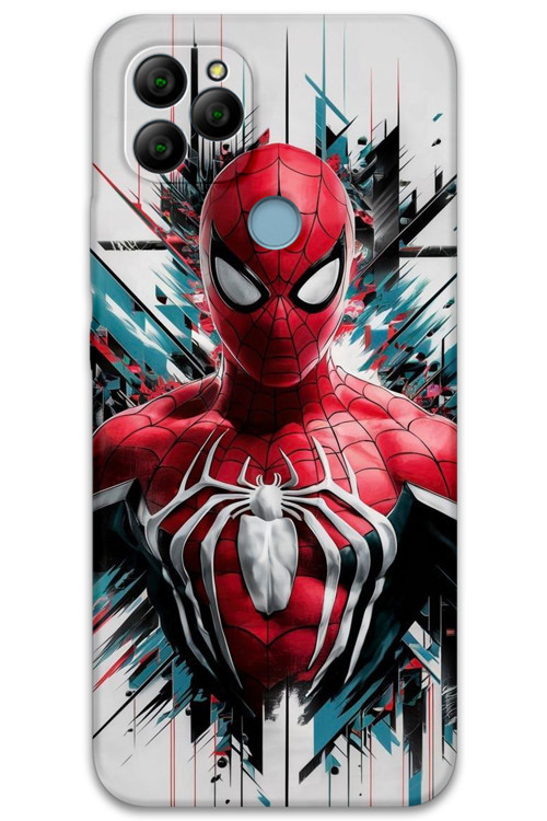 Gm 21 Uyumlu Spiderman Desenli Telefon Kılıfı + Ekran Koruyucu - 5831