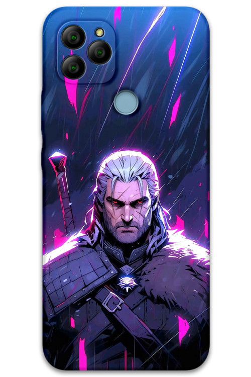 Gm 22 Uyumlu Geralt Desenli Telefon Kılıfı + Ekran Koruyucu - 5826