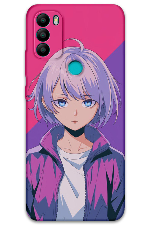 Gm 21 Plus Uyumlu Anime Desenli Telefon Kılıfı + Ekran Koruyucu - 5742