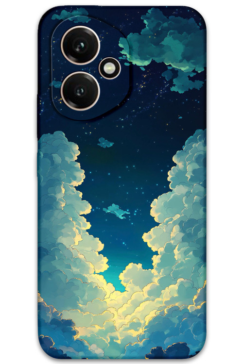 Honor 400 Uyumlu Uzay Desenli Telefon Kılıfı + Ekran Koruyucu - 5868