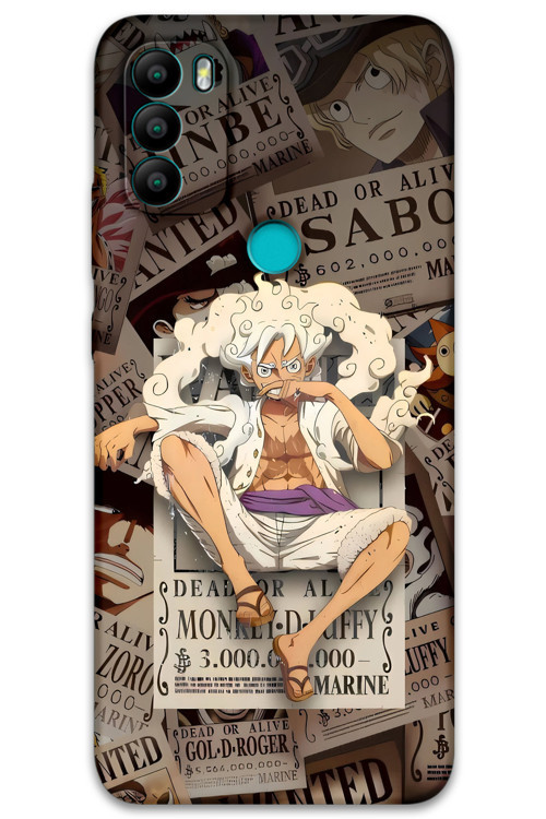 Gm 21 Plus Uyumlu Anime Desenli Telefon Kılıfı + Ekran Koruyucu - 5887