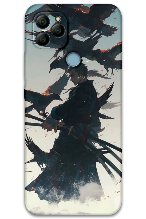 Gm 21 Uyumlu Desenli Telefon Kılıfı + Ekran Koruyucu - 5892