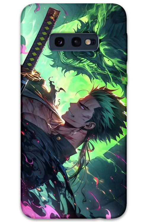 Galaxy S10E Uyumlu Anime Desenli Telefon Kılıfı + Ekran Koruyucu - 5896