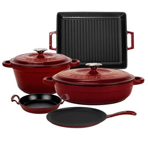 Bordo Serisi Döküm Set – Her Yemekte Şef Dokunuşu