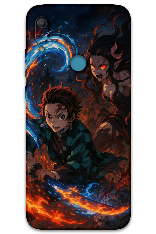 Huawei Y6S Uyumlu Anime Desenli Telefon Kılıfı + Ekran Koruyucu - 5745