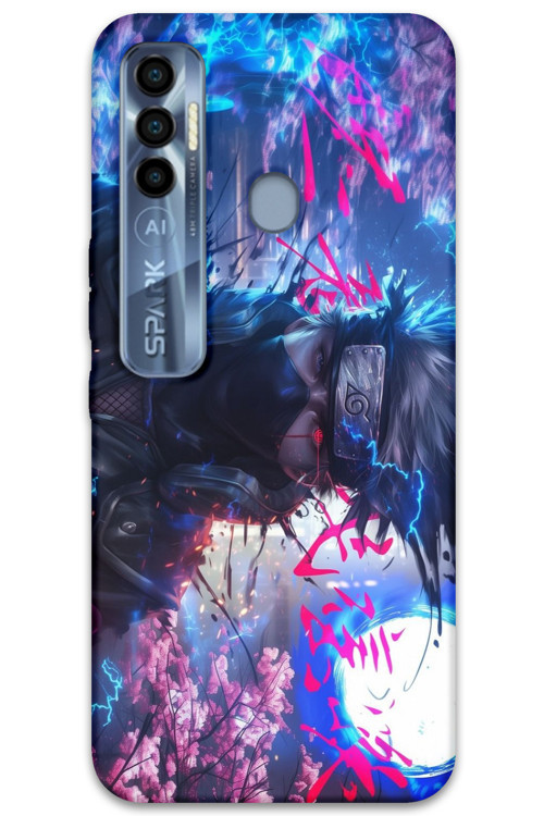 Tecno Spark 7 Pro Uyumlu Anime Desenli Telefon Kılıfı + Ekran Koruyucu - 5910