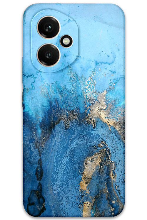Honor 400 Uyumlu Mermer Desenli Telefon Kılıfı + Ekran Koruyucu - 5812