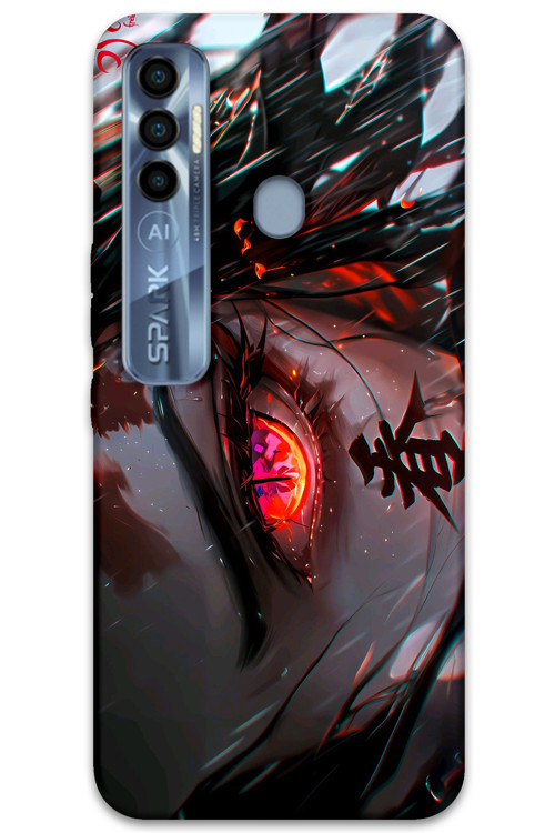 Tecno Spark 7 Pro Uyumlu Anime Desenli Telefon Kılıfı + Ekran Koruyucu - 5907