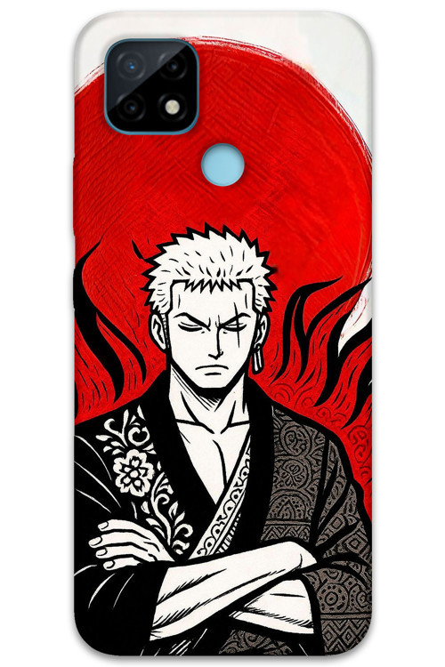 Realme C25 Uyumlu Anime Desenli Telefon Kılıfı + Ekran Koruyucu - 5893