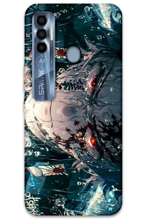 Tecno Spark 7 Pro Uyumlu Anime Desenli Telefon Kılıfı + Ekran Koruyucu - 5924