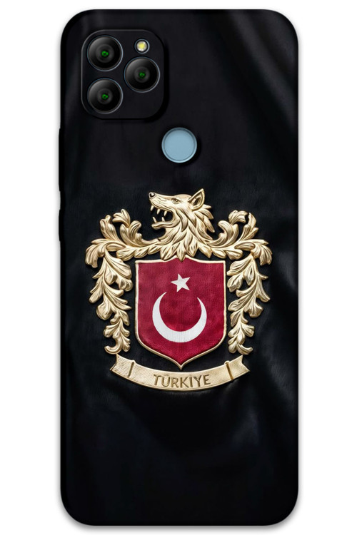 Gm 22 Uyumlu Türk Desenli Telefon Kılıfı + Ekran Koruyucu - 5855