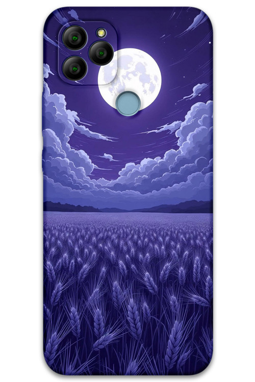 Gm 22 Uyumlu Çiçek Desenli Telefon Kılıfı + Ekran Koruyucu - 5797