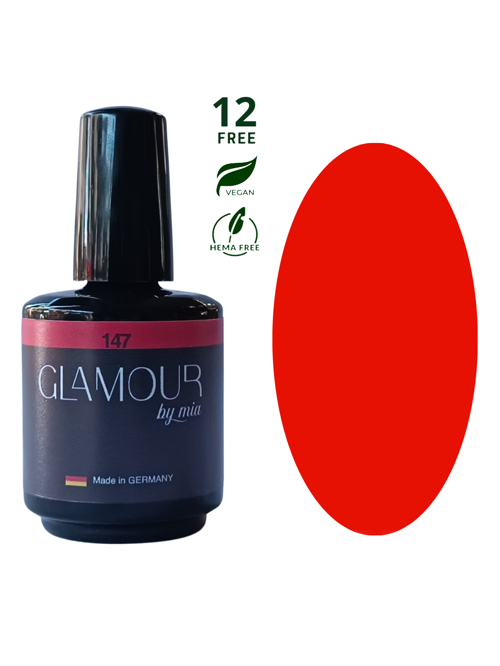 Glamour Kırmızı Kalıcı Oje 147 TPO FREE