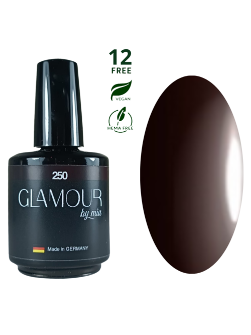 Glamour Koyu Vişne Rengi Kalıcı Oje 250 TPO FREE