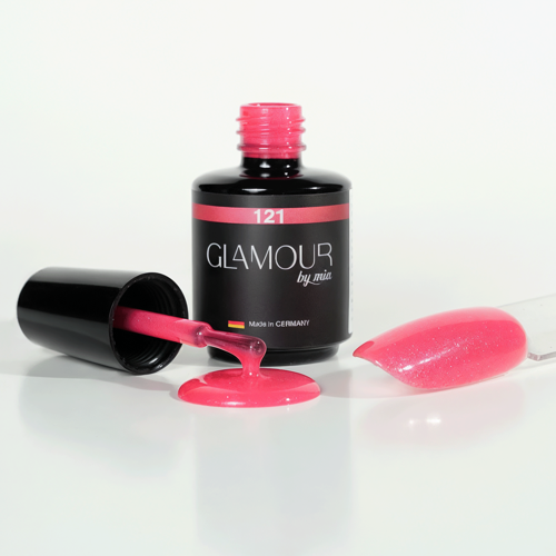 Glamour Simli Kırmızı Kalıcı Oje 121 TPO FREE