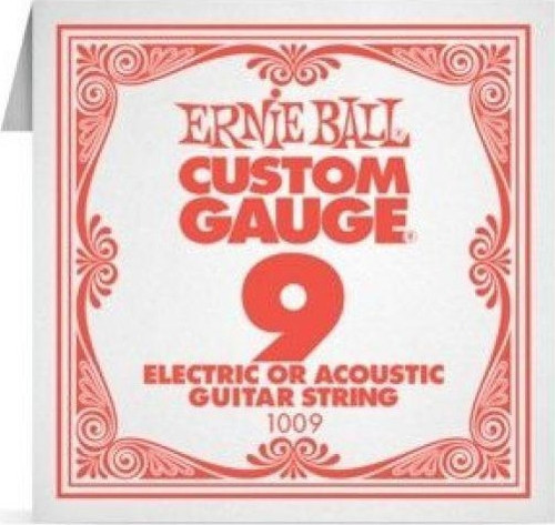 ERNIE BALL P01009 .009 Sargısız Çelik Elektro (Tek Tel)