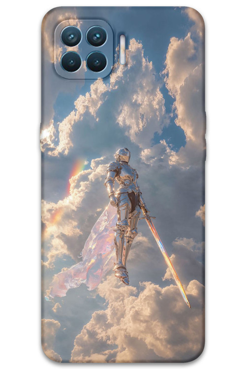 Oppo Reno 4 Lite Uyumlu Retro Desenli Telefon Kılıfı + Ekran Koruyucu - 5841