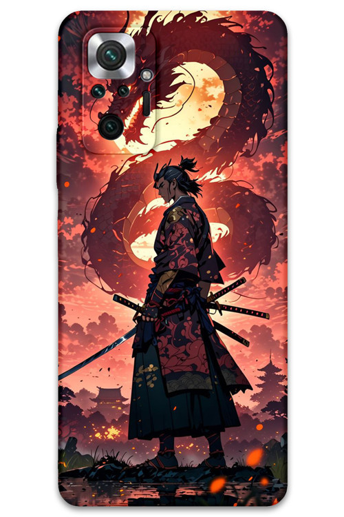 Xiaomi Redmi Note 10 Pro Uyumlu Anime Desenli Telefon Kılıfı + Ekran Koruyucu - 5751